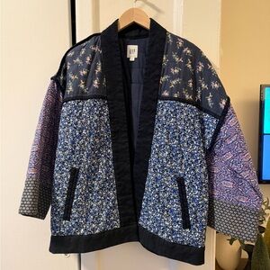 GAP Floral Patchwork Quilted Jacket